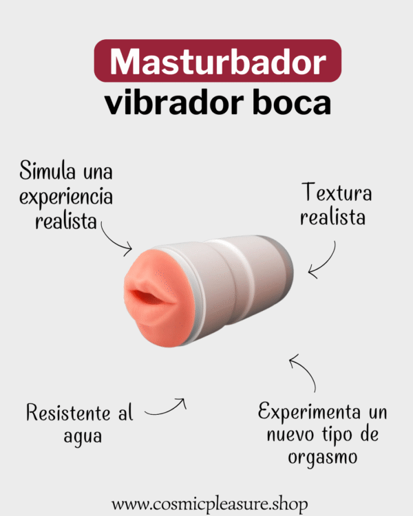 MASTURBADOR BOCA VIBRADOR