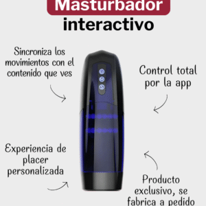 MASTURBADOR INTERACTIVO Sincroniza el placer con tu imaginación